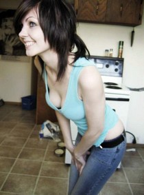Busty babe deep swallow my